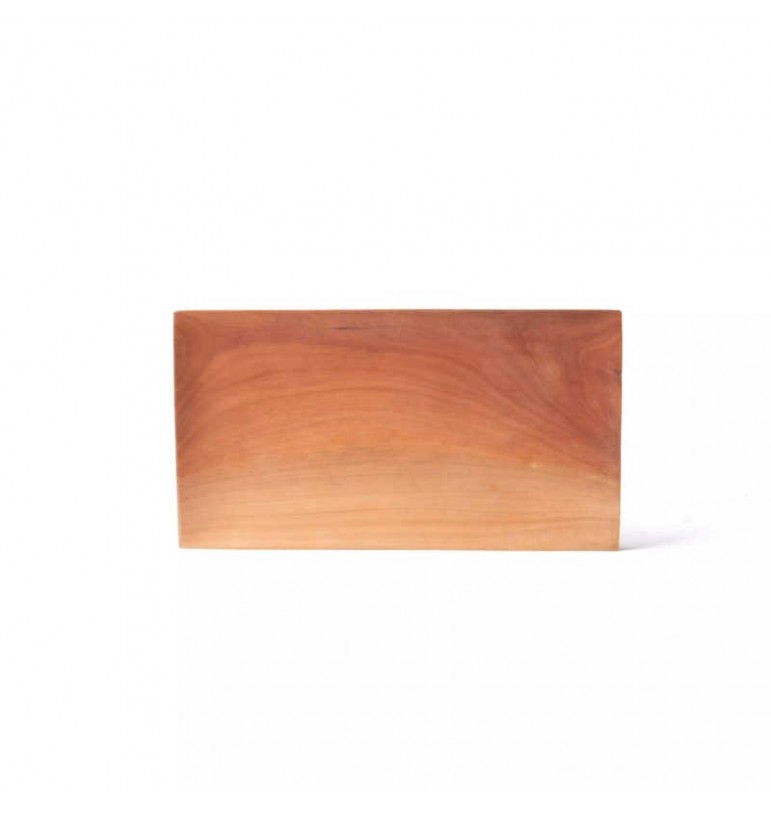 Assiette rectangle 20cm en bois de sawo