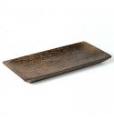 Plateau de service en bois de palmier