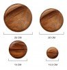 Assiette en bois d'acacia 20cm