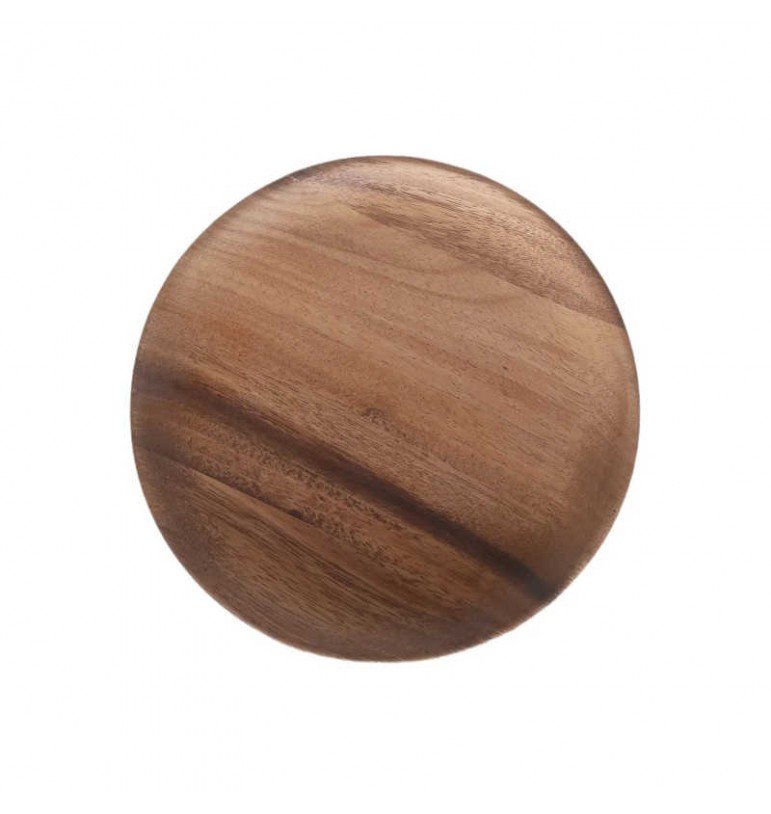 Assiette en bois d'acacia 20cm