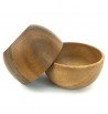 Bol à encas en bois d'acacia 11cm