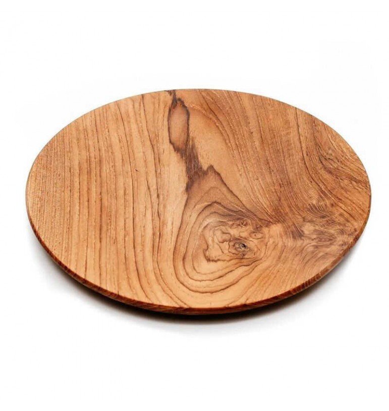 Plat en bois de teck 30cm