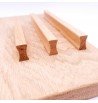 tailles Poignée de meuble forme X 16cm bois chêne tiroir