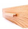 Poignée de meuble forme X 16cm bois chêne tiroir