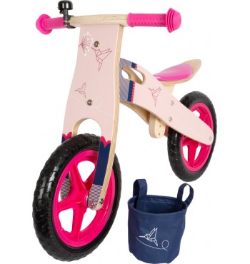 vélo apprentissage Draisienne en bois pour fille