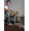 Etabli outils de bricolage en bois petit garçon