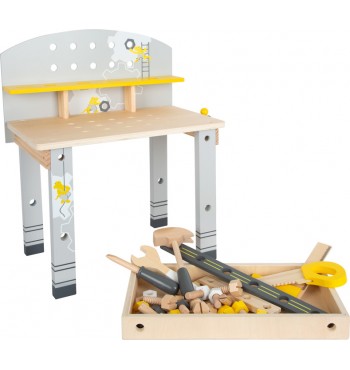 Etabli outils de bricolage en bois tiroir