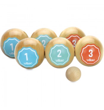 JOKARI - jeu de pelotte basque comprenant 6 raquettes ( 3 ra