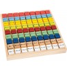 Mémo table multiplications bois jeu fsc couleurs
