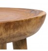 grain Table basse en bois de munggur massif teck Indonésie