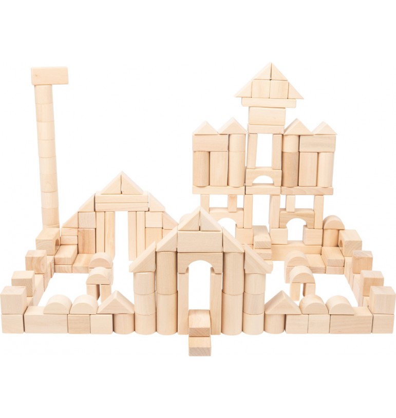 Blocs de construction en bois pour enfants (10 pièces)