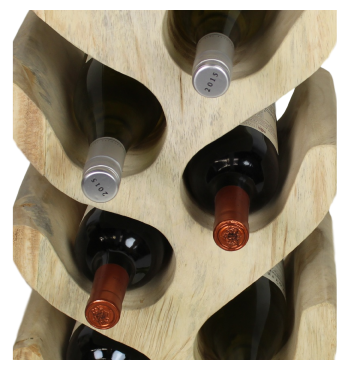 Porte-bouteilles vin en bois de suar massif
