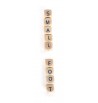 Créer des mots cubes lettres de alphabet Wood massif Small foot