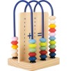 Boulier pour compter additionner soustraire en bois tables de multiplications