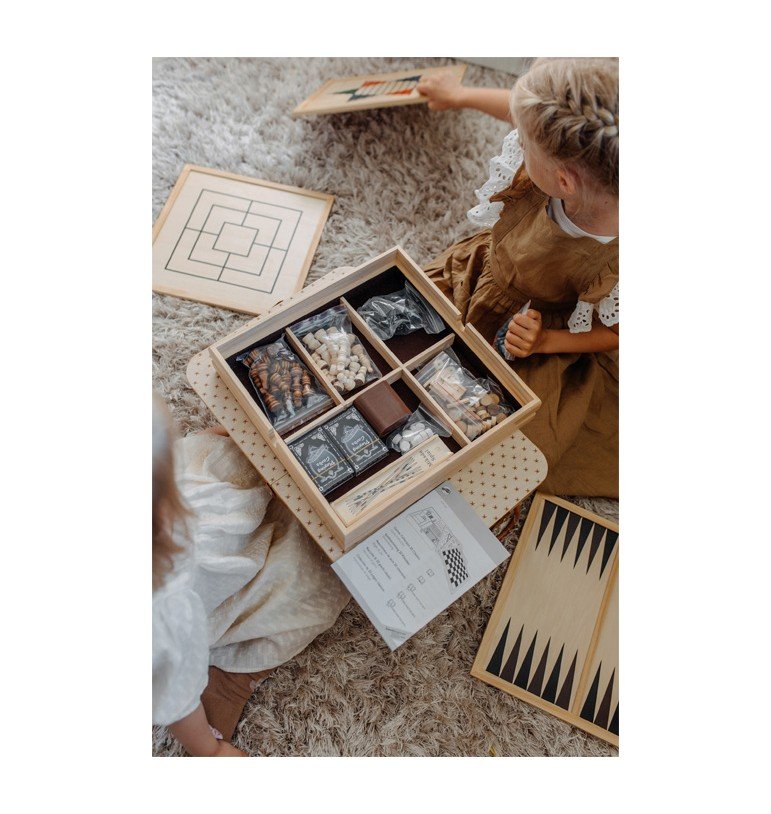 Coffret de jeux en bois - Jeujura - Mon 1er coffret - 4 jeux Coffret de jeux en bois - Jeujura - Mon 1er coffret - 4 jeux