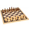 Coffret de 20 jeux de société en bois massif 3 plateaux échecs