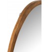 D2TAIL Miroir irrégulier ovale en bois de manguier MASSIF DESIGN