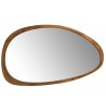 HORIZONTAL Miroir irrégulier ovale en bois de manguier MASSIF DESIGN