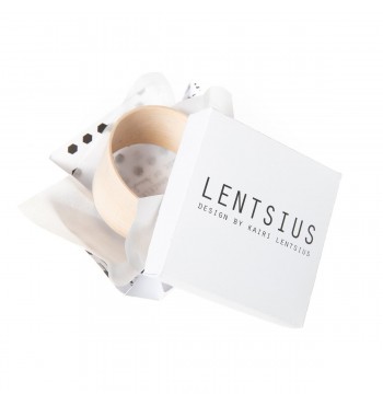 emballage Bracelet taille S en placage de bois de bouleau marque Lentsius