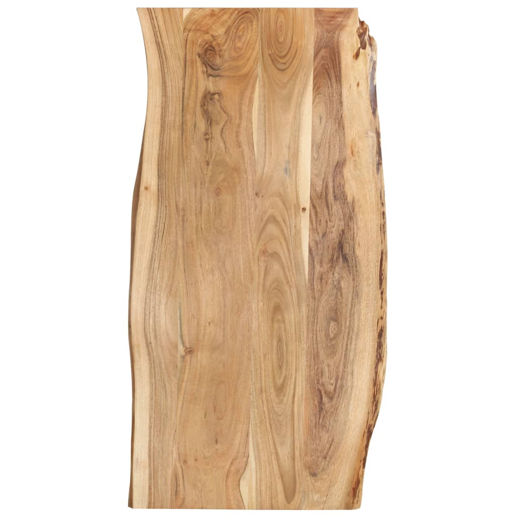 Plateau planche en bois d'acacia massif pour table ou plan de travail