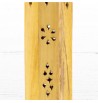 Porte-encens tour octogonale sculptée en bois de manguier massif inde bâtons cône
