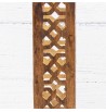 Porte-encens tour octogonale sculptée en bois de manguier massif inde bâtons cône