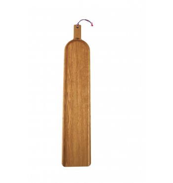 Pelle de service longue pour apéritif en bois de chêne massif naturel marque Le régal