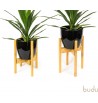 Support réhausseur de plantes diamètre 2 hauteurs réglable en bois budu  bambou