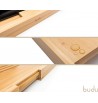 Plateau repos bain baignoire universelle réglable bois en bambou tabelle verre vin hydrofuge budu