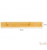 dimensions Barre porte-couteaux aimantée en bambou magnétique bois massif budu