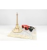 maquette Tour Eiffel à construire en bois contreplaqué de bouleau taille moyenne Reine Mère