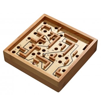 Labyrinthe à billes en bois 1 pc - Jeux de construction - Creavea