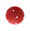 Casse-noix FORME Champignon rouge points blancs en bois hêtre massif vis peint main