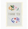 Carte de remerciement en bois à envoyer poste service envoi cadeau thank you fleurs