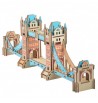 Maquette pont Tower Bridge en pièces de bois découpées au laser big ben