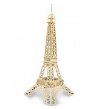 Maquette géante Tour Eiffel Paris format XL 1.06m pieces bois naturel FSC