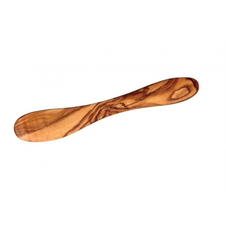 Couteau à tartiner en bois d'olivier massif