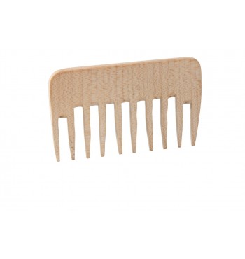 Peigne denture large cheveux bouclés 10 cm
