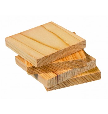 Rezi - Anneaux en bois de cèdre contre les mites - 6 pièces