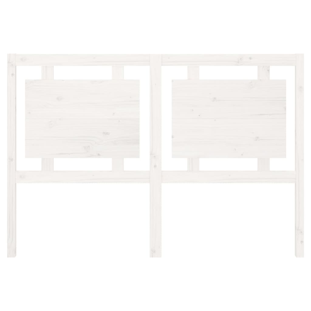 Tête de lit lasurée blanc 145cm bois pin massif couleur blanche asiatique