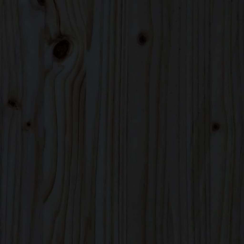 bois pin massif lamellé collé lasuré en noir