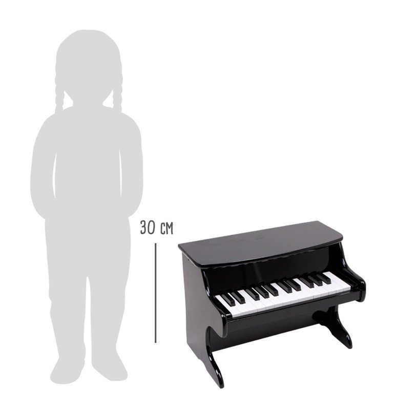 Piano Jouet Vintage En Bois Gris Et Plastique Collection Vintage