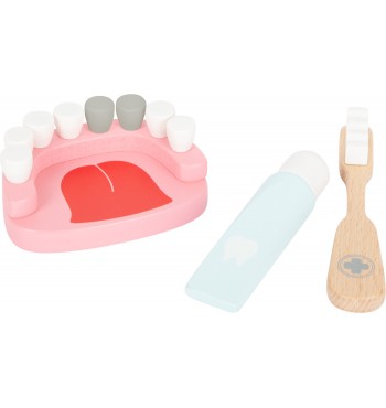 jeu Malette découverte métier outils du dentiste en bois soin dents Carrie dentier