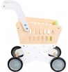 jeu Chariot de courses de supermarché en bois fille jouet alimentation