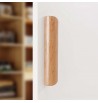 Poignée meuble forme bec 92mm bois hêtre massif entraxe vis tiroir porte armoire cuisine