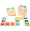 Dominos format géant XXL dessins & couleurs bois massif FSC jouet