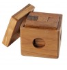 Casse-tête puzzle cube en bois avec boite