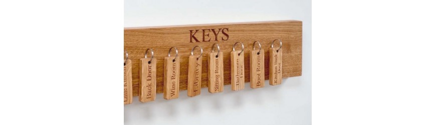 Porte-clés en bois à personnaliser